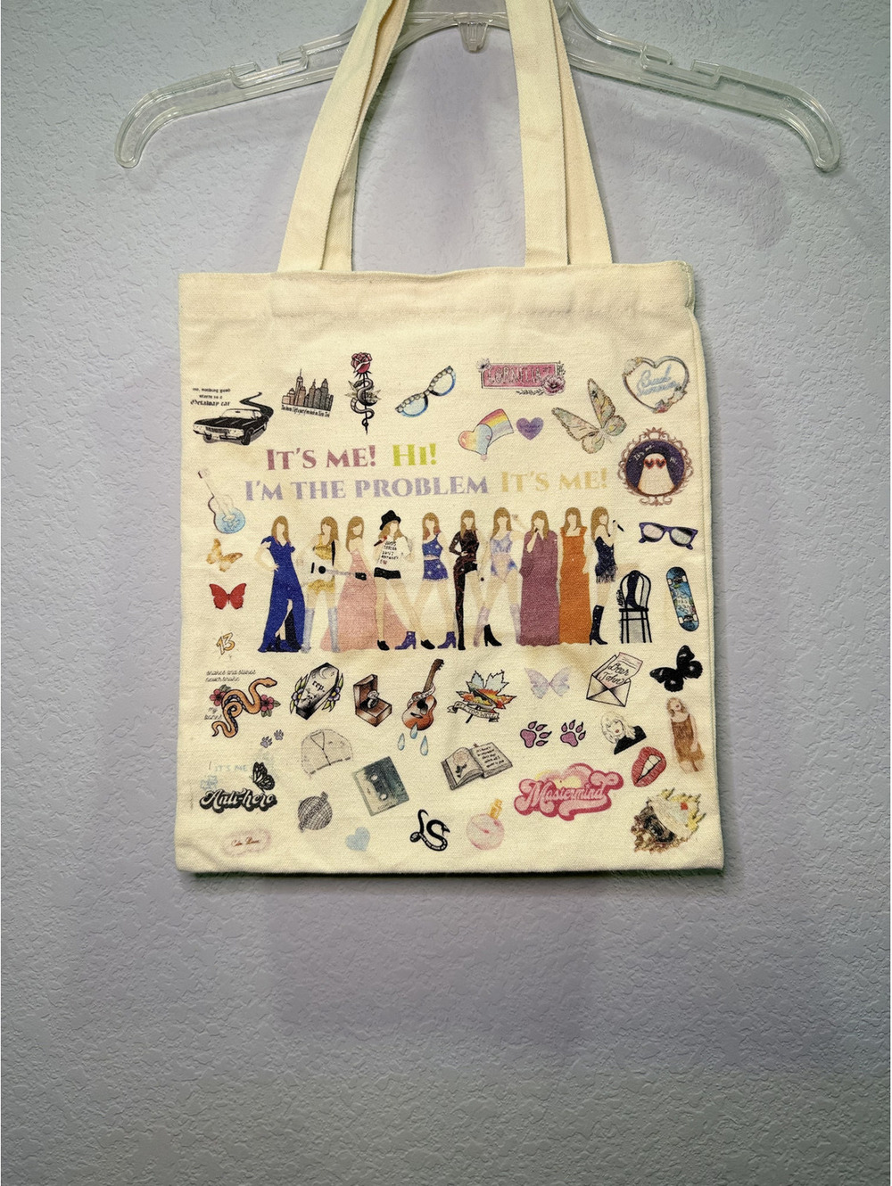 Taylor Swift Eras Tour Themed Canvas Bag
